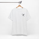 75th ranger regiment insignia design on the left chest of a t-shirt.