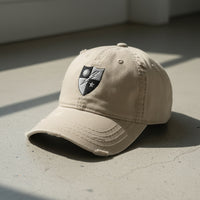 Distressed dad hat with army rangers crest
