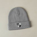 Ribbed knit beanie with 75th ranger regiment dui