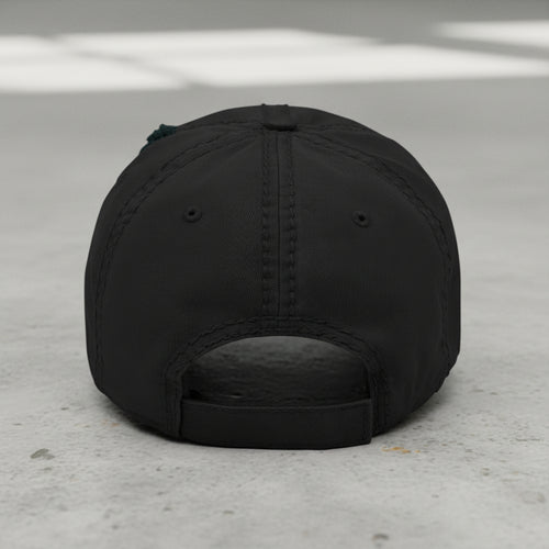 Distressed dad hat with 75th Ranger Regiment insignia. 