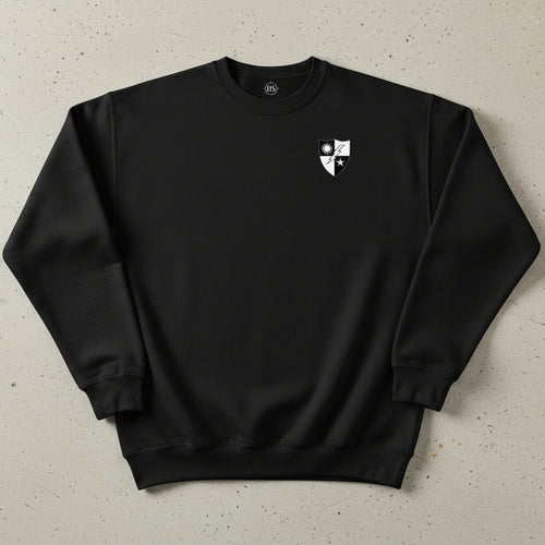 Sweatshirt with a sleek black and white design of the 75th Ranger Regiment DUI