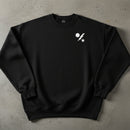 black sweatshirt with 75th ranger regiment insignia on the left chest