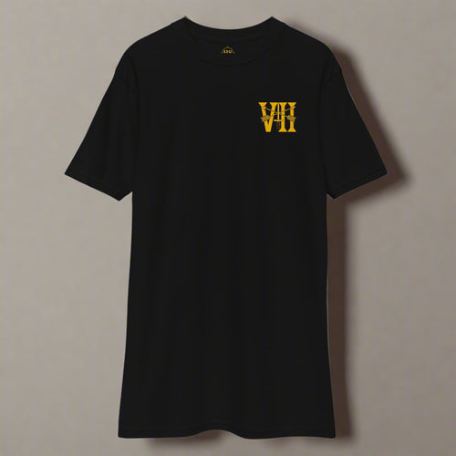 Black t-shirt with 7th special forces design on left chest