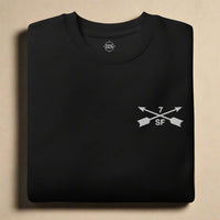 7th special forces group sweatshirt with embroidered design.