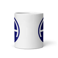 11oz white coffee mug with 82nd airborne division insignia