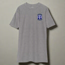 Grey t-shirt with 82nd airborne insignia and the text athletic alcoholics 