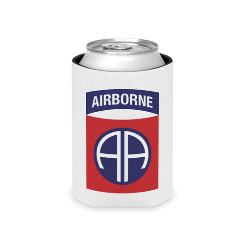 White can cooler with 82nd airborne logo 