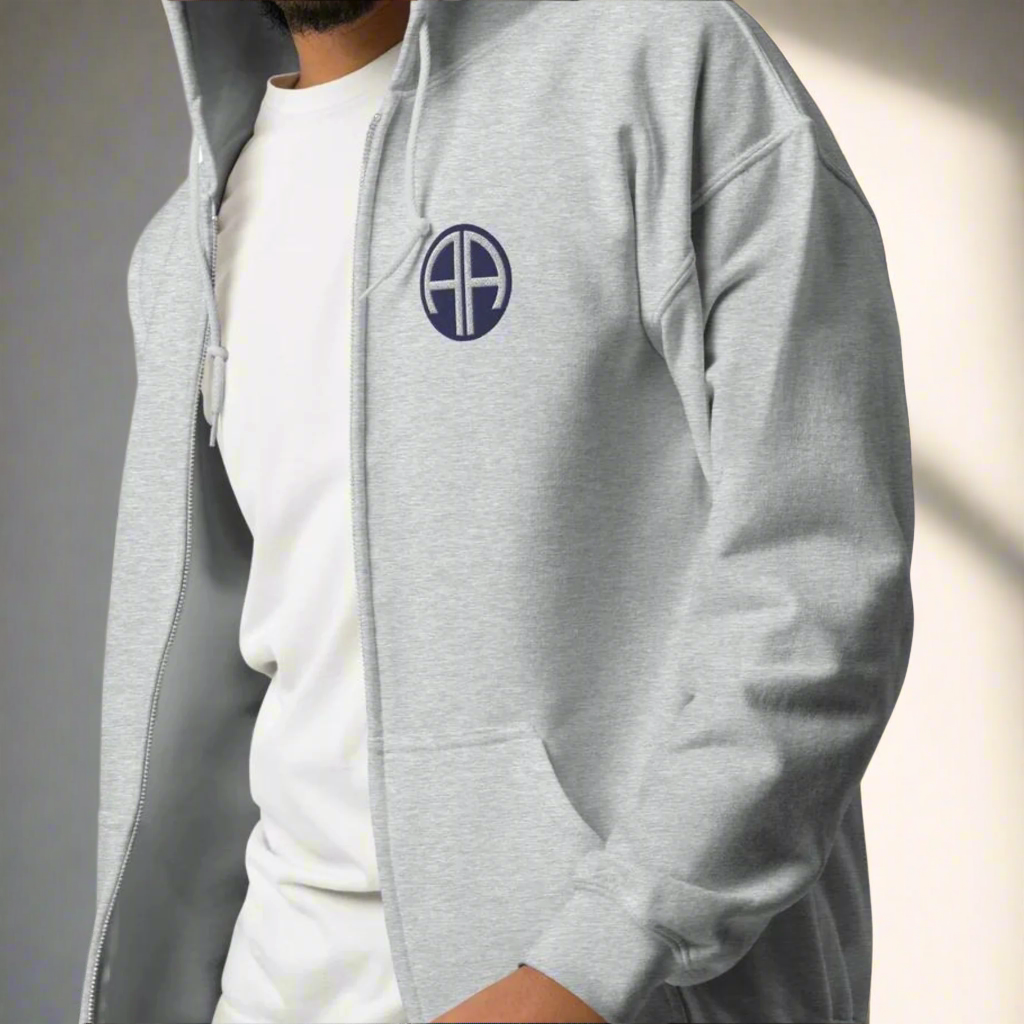 82nd Airborne Full Zip Hoodie