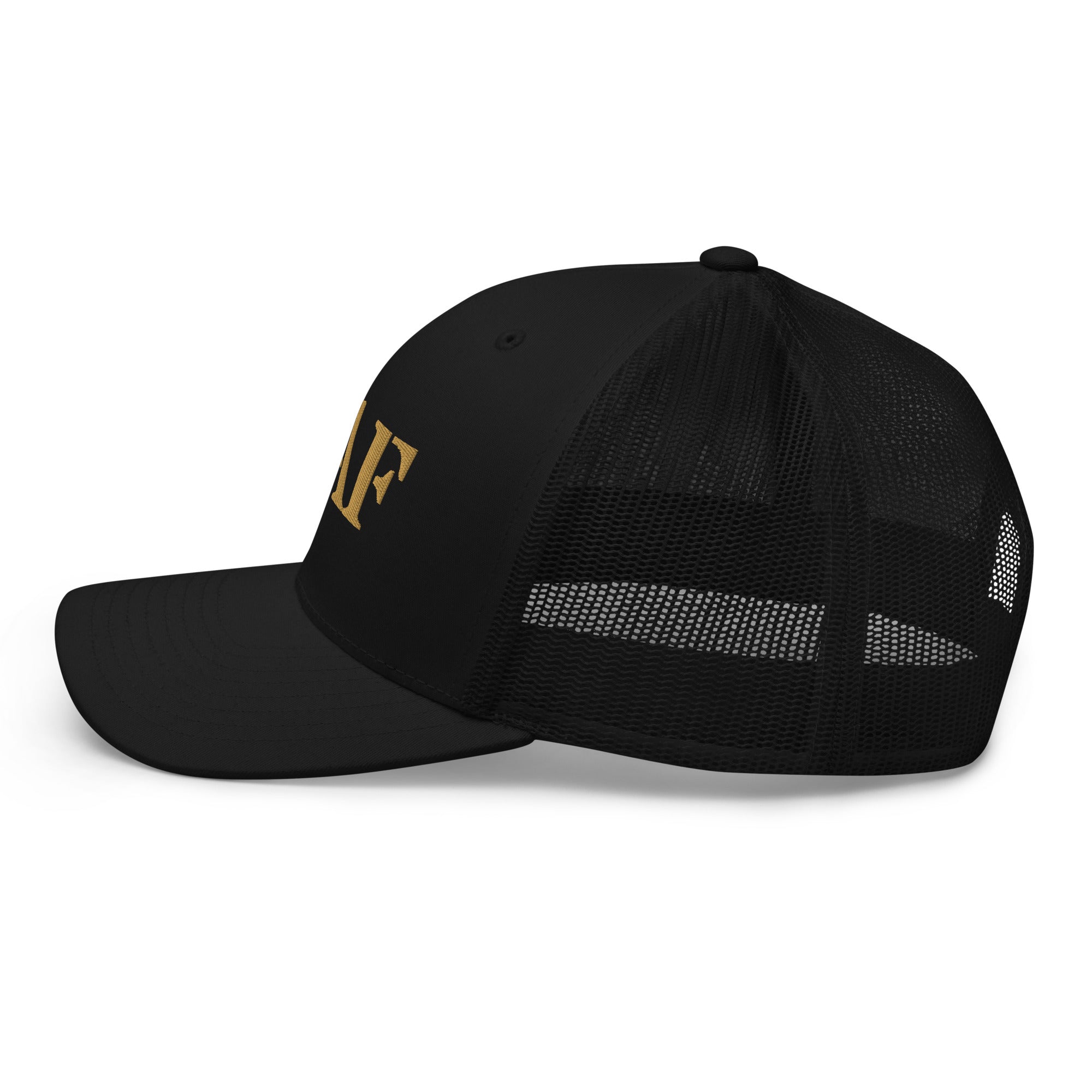 bagram airfield 'BAF' embroidered snapback trucker hat 