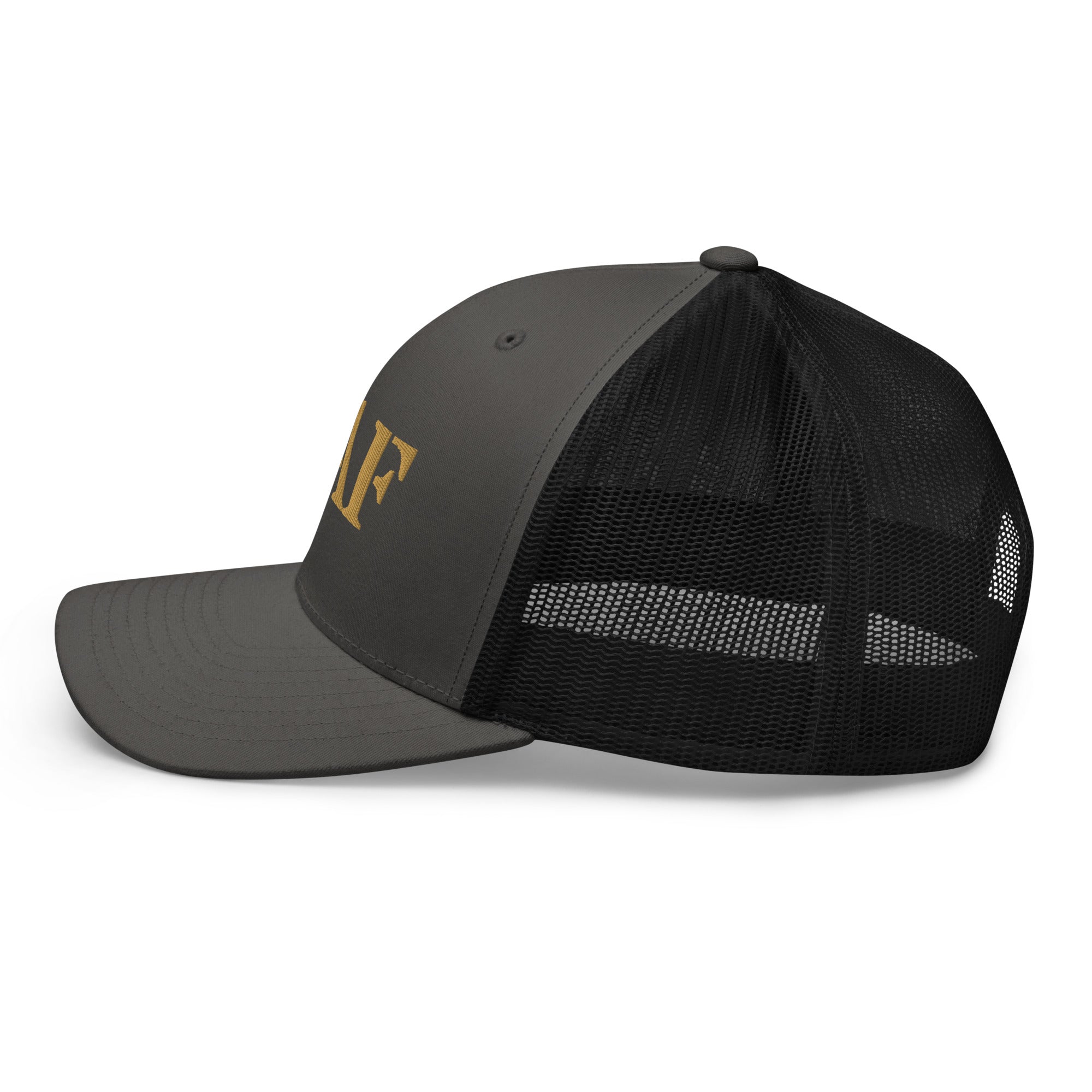bagram airfield 'BAF' embroidered snapback trucker hat 
