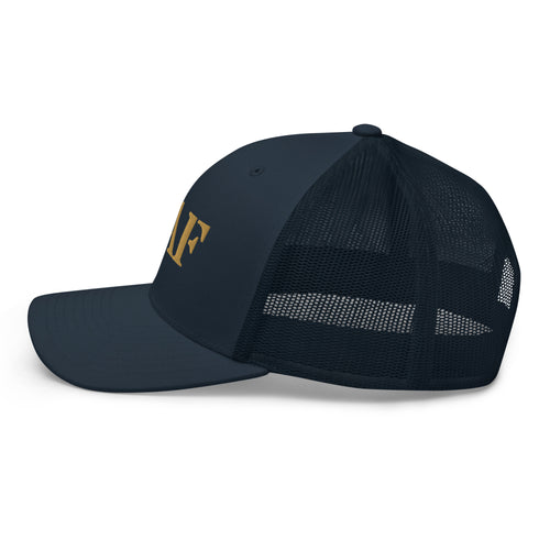 bagram airfield 'BAF' embroidered snapback trucker hat 