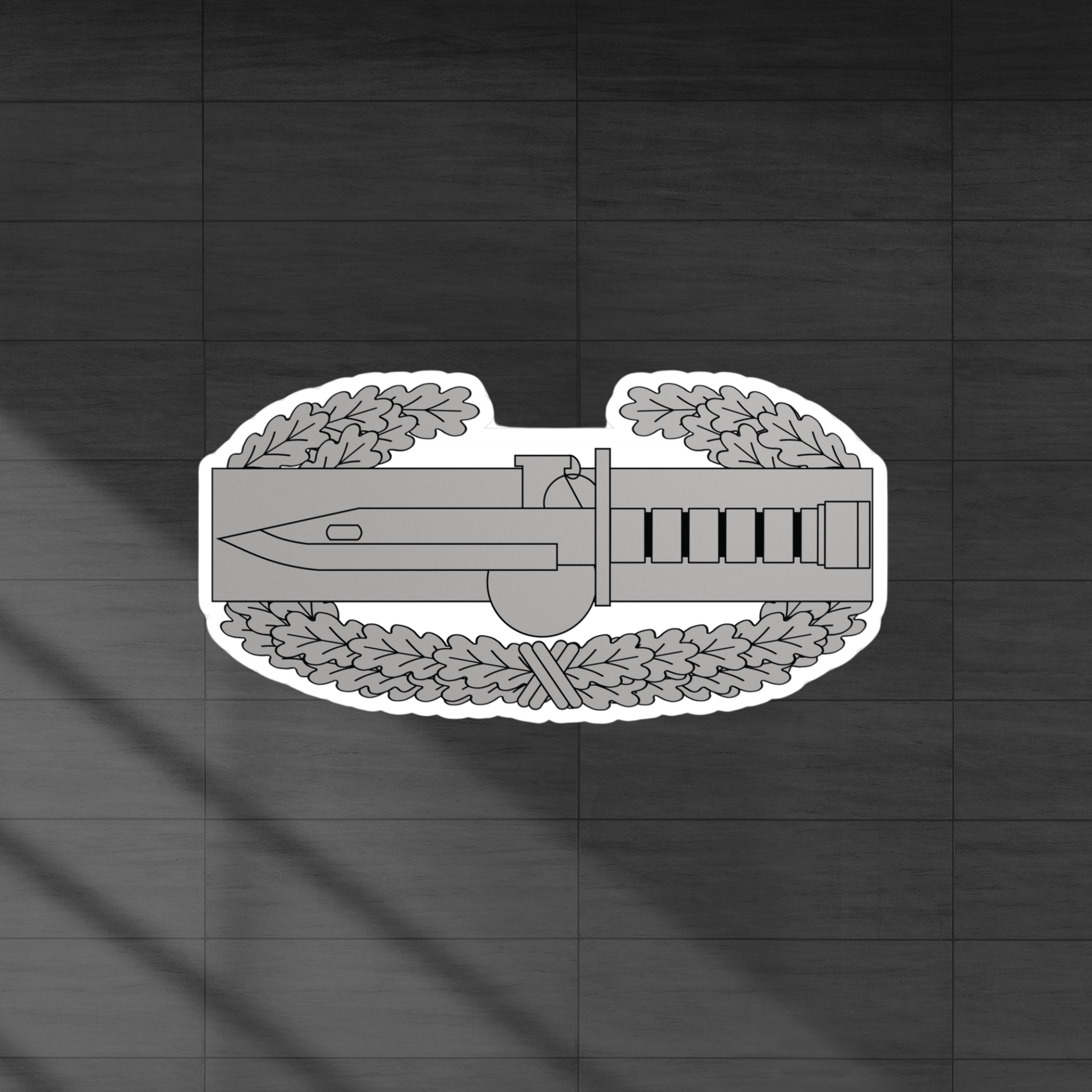 Combat Action Badge Vinyl Decal Sticker