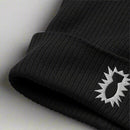 EOD bomb insignia embroidered on a beanie