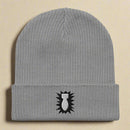 EOD bomb insignia embroidered on a beanie