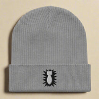 EOD bomb insignia embroidered on a beanie