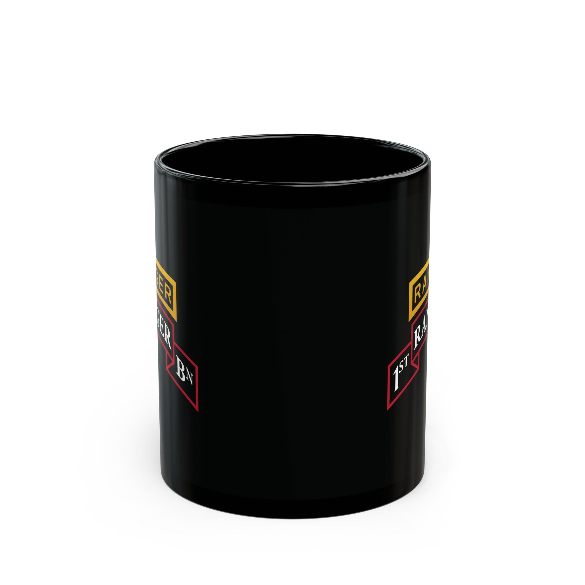 1st Ranger Battalion 11oz Black Coffee Mug