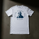 white t-shirt with george washington design