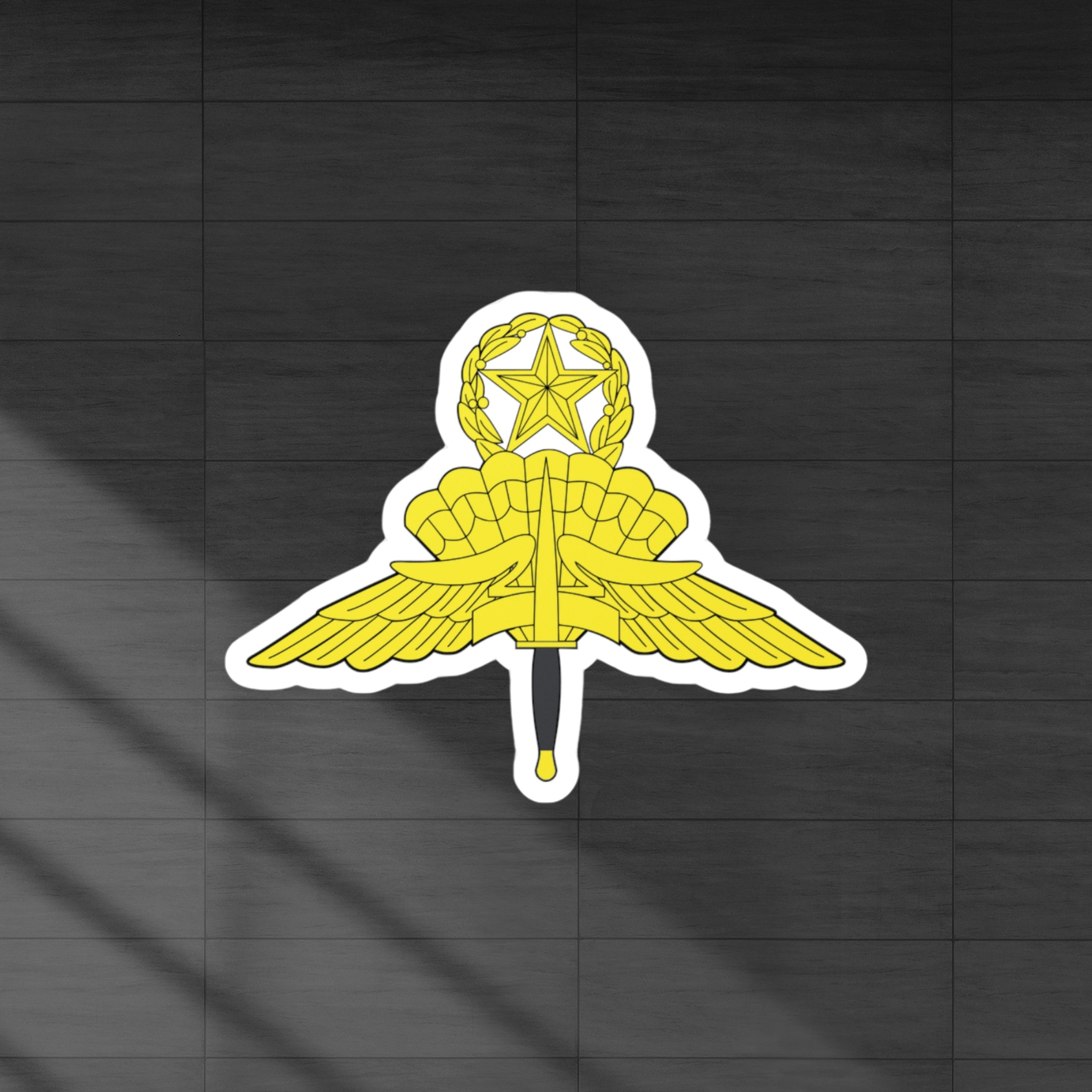 Master Military Freefall Parachutist Badge HALO Wings Vinyl Decal Sticker