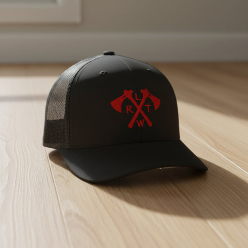 Army rangers RLTW tomahawk snapback trucker hat