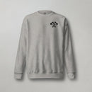 Sweatshirt with crossed tomahawks and RLTW design on the left chest