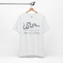 Don't tread on me sons of liberty patriotic t-shirt. 