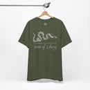 Don't tread on me sons of liberty patriotic t-shirt. 