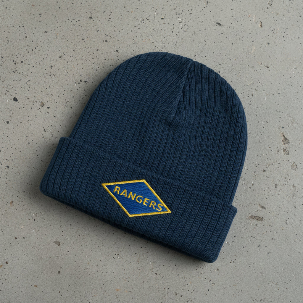 World War 2 Blue Ranger Diamond Beanie