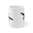 A10 Warthog 11oz white coffee mug.&nbsp;