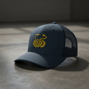 Air force 56th security police squadron insignia snapback trucker hat.