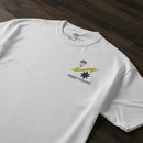 white t-shirt with air force combat control team insignia