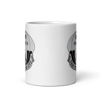 11oz white coffee mug with air force pararescue insignia 