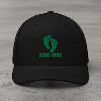 Air Force PJ Green Feet 33rd ARRS Snapback Trucker Hat