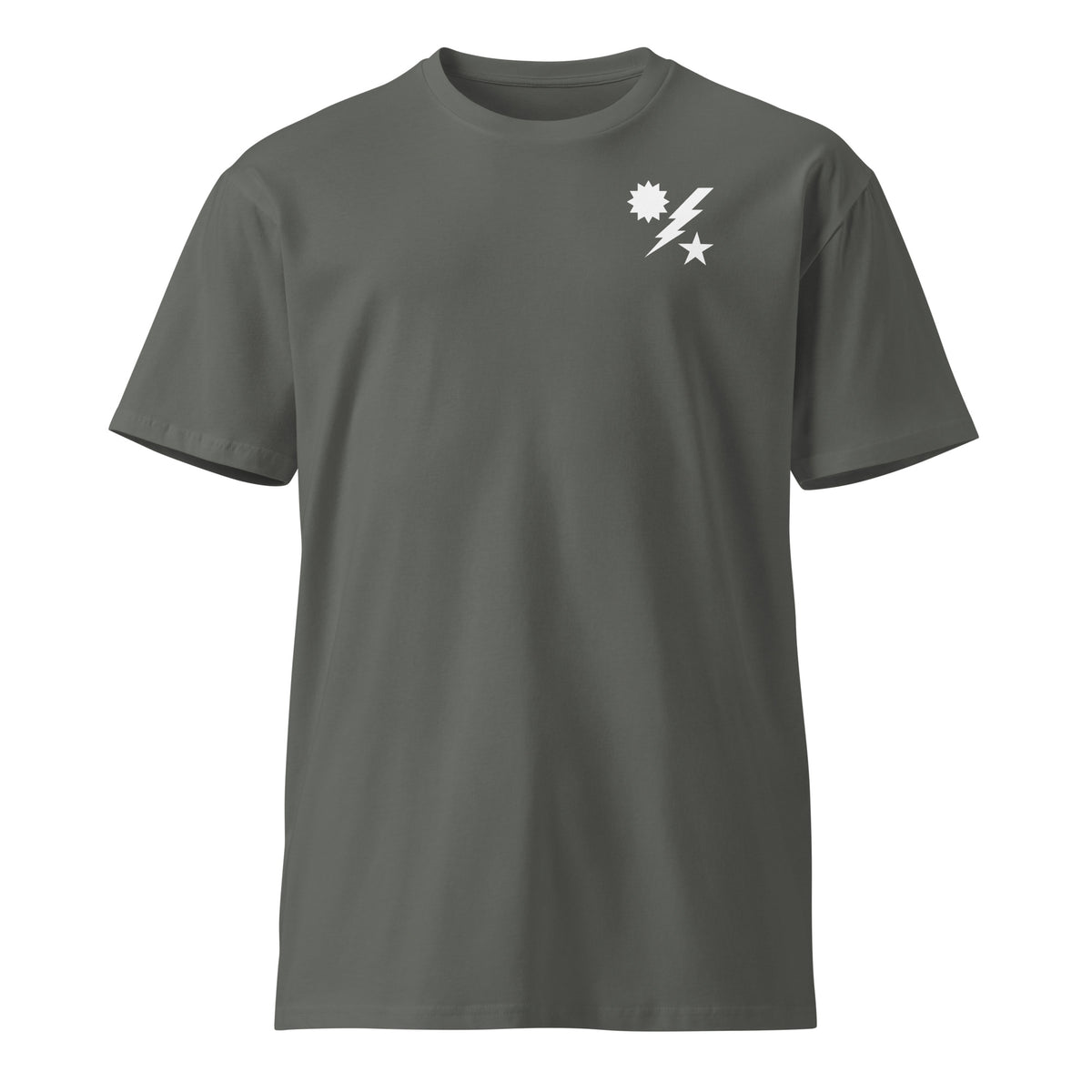 charcoal t-shirt with army ranger insignia 