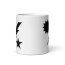 11oz white coffee mug with us army rangers insignia 