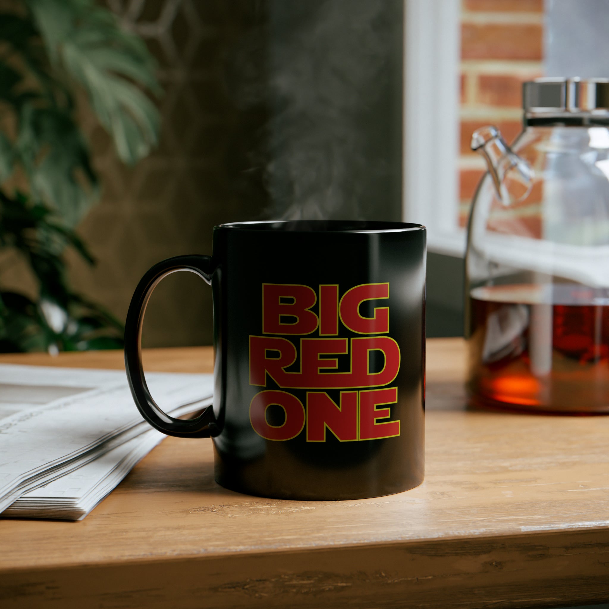 1st Infantry Division Big Red One 11oz Black Coffee Mug