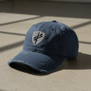 Distressed dad hat with army civil affairs insignia