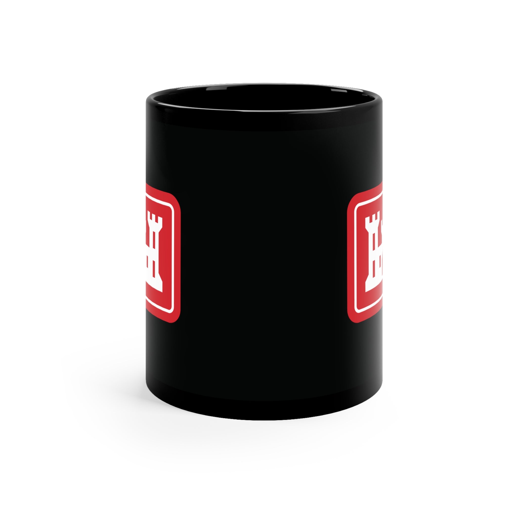 Corps of Engineers 11oz Black Coffee Mug