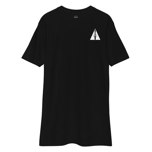 Men's heavyweight tee with Delta Force CAG insignia on the left chest