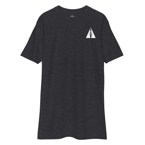 Men's heavyweight tee with Delta Force CAG insignia on the left chest