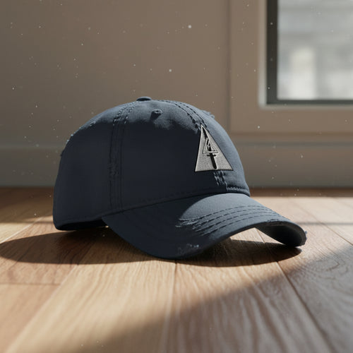 Distressed dad hat with delta force CAG insignia
