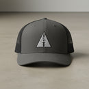 Snapback trucker hat with delta force insignia