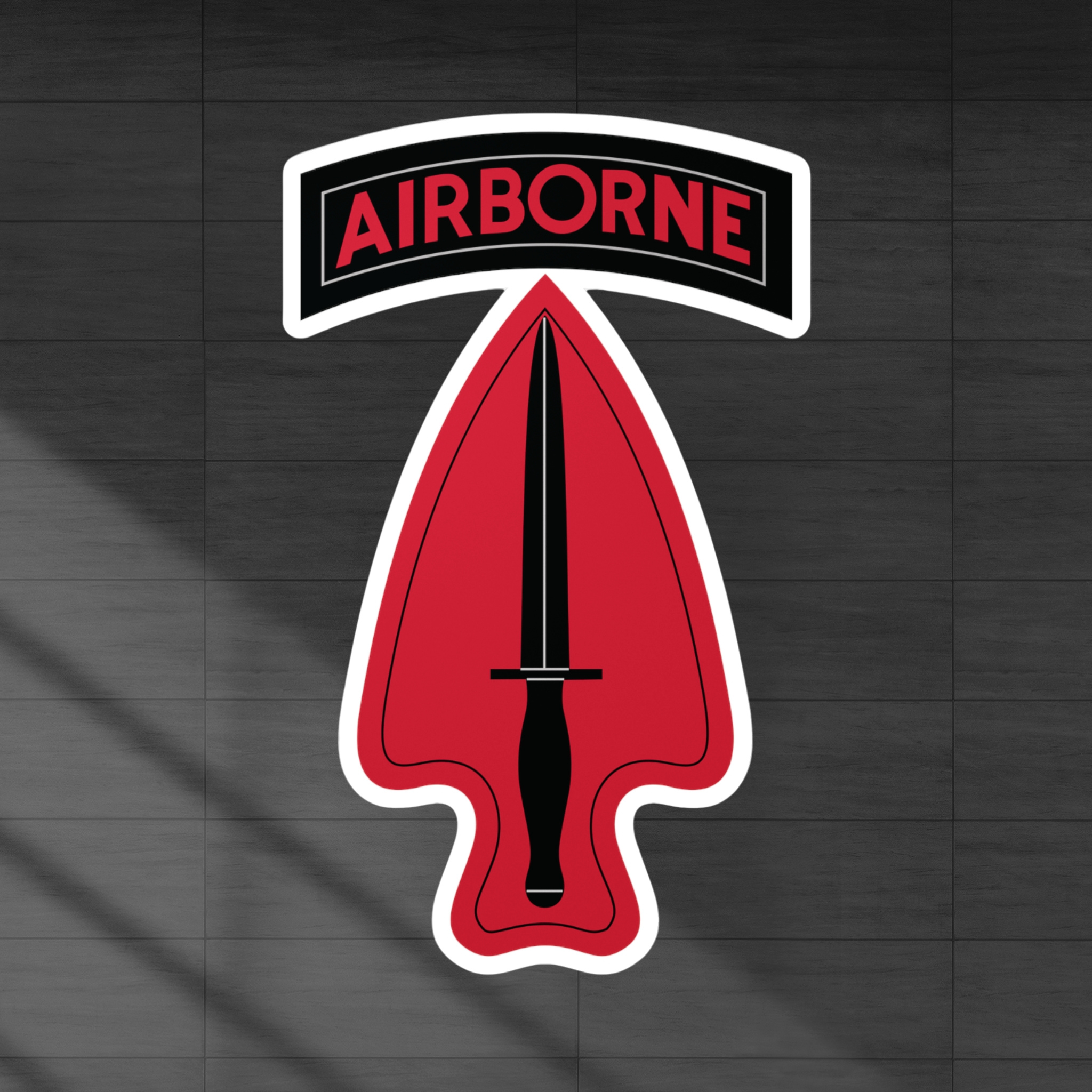 Delta Force Shoulder Insignia Vinyl Decal Sticker