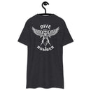 charcoal t-shirt with world war 2 dive bomber design