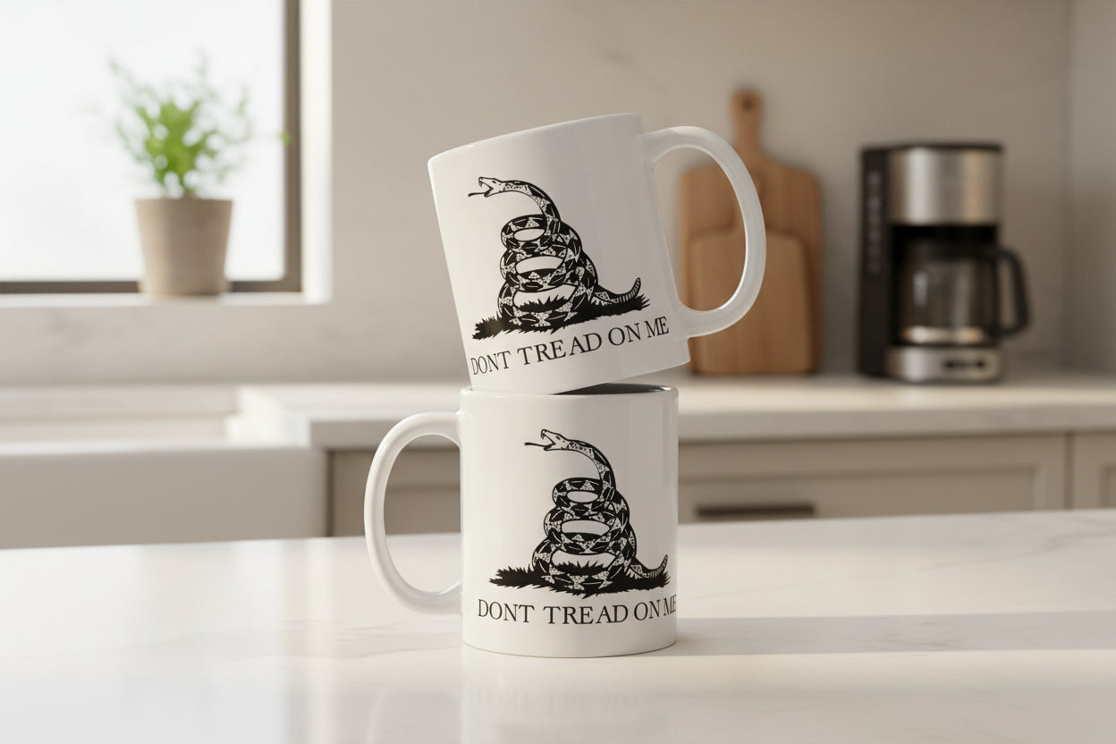 Don't Tread On Me Gadsden Flag Coffee Mug