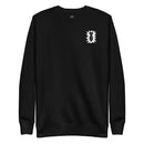 black sweatshirt with 52nd ordnance EOD insignia on the left chest