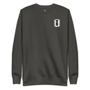 gray sweatshirt with 52nd ordnance EOD insignia on the left chest