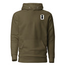 Pullover hoodie with 52nd ordnance group EOD insignia on the left chest