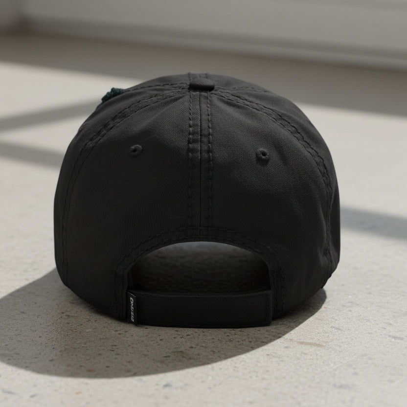 Black cap with 'OEF' text