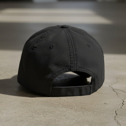 Operation Iraqi freedom veteran distressed dad hat black