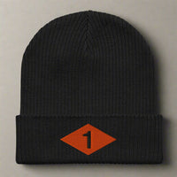 Beanie embroidered with 1st ranger battalion ranger diamond from world war 2